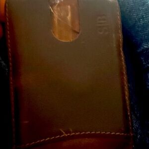 Sleek Brown Leather Men's Bag